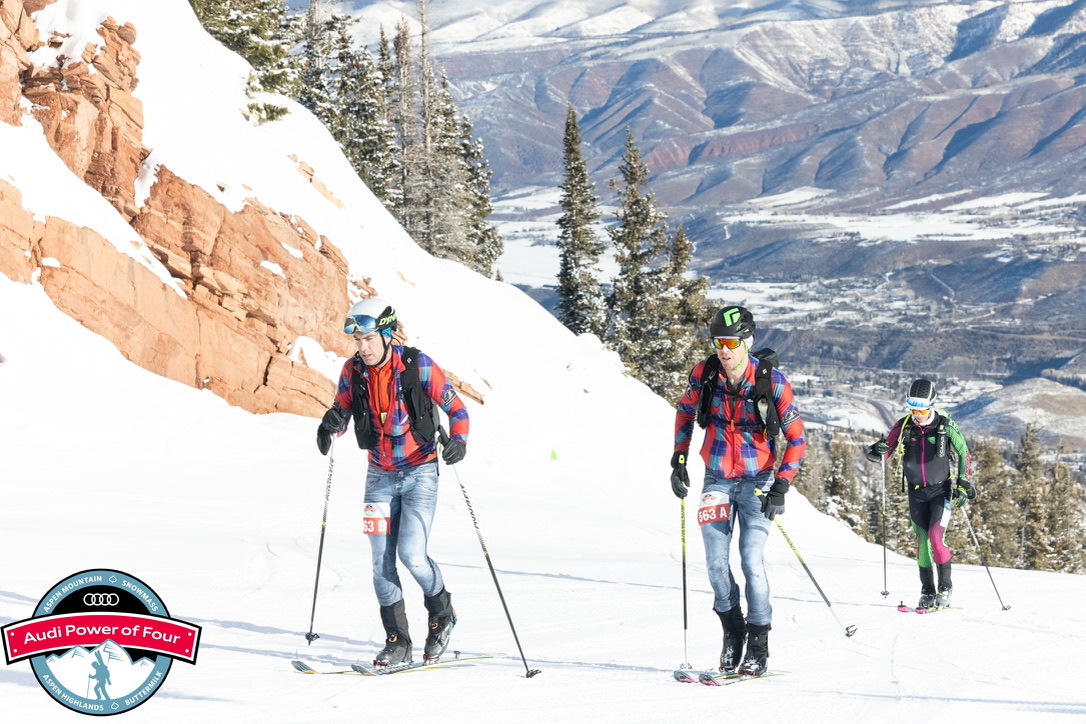 SkiMo team at Power of Four race in Aspen